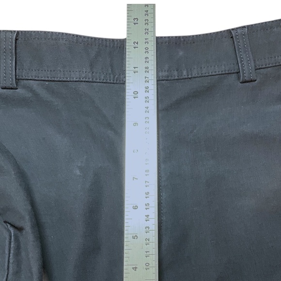 UNIQLO ‘Jersey’ Navy Cotton Blend Barrel Leg Baggy Chino Pants Sz L - Picture 7 of 10